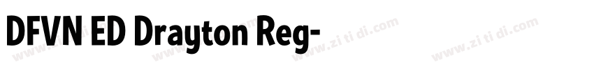 DFVN ED Drayton Reg字体转换